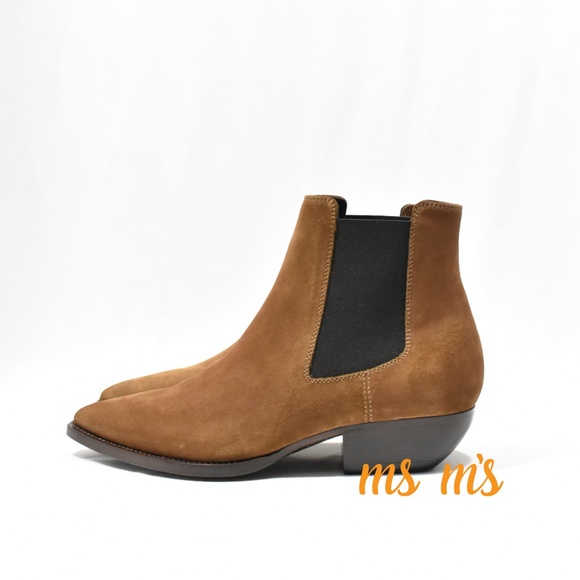 NIB Saint Laurent YSL Suede Chelsea Boots - Picture 2 of 6